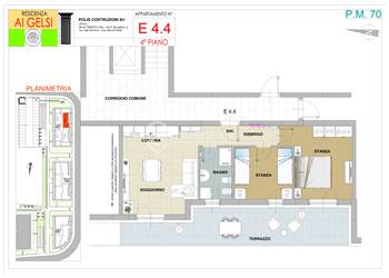 Trento - Gardolo - Trilocale al quarto piano